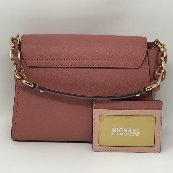 Michael Kors Sofia Rose Satchel/Xbody+Card Holder - Picture 4 of 6